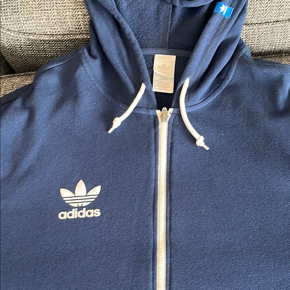 Adidas Navy Blue Hoodie